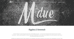 Desktop Screenshot of mdue.be